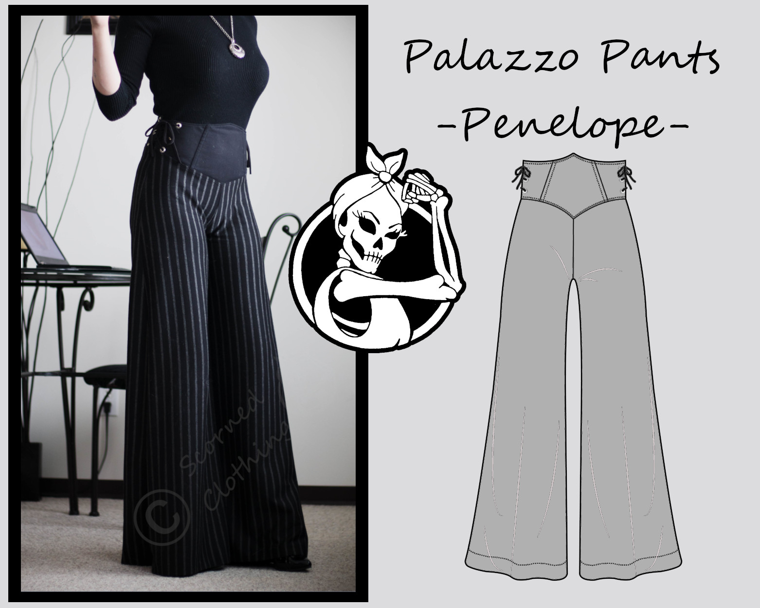 Palazzo Pants Sewing Pattern – Scorned Clothing