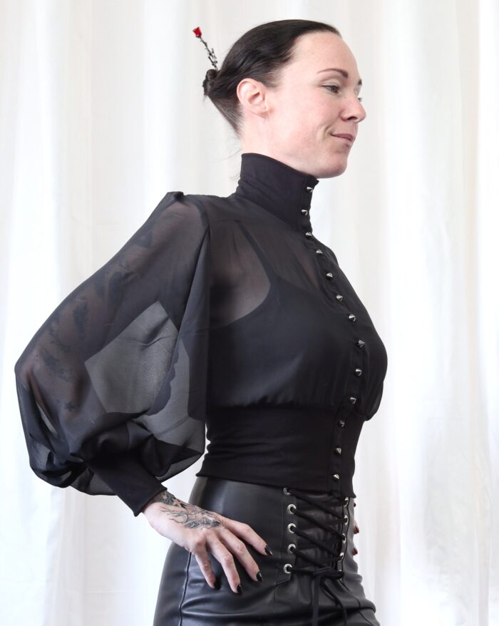 Bishop Sleeve Blouse //Morgana - Sewing Pattern Printable PDF - Image 6