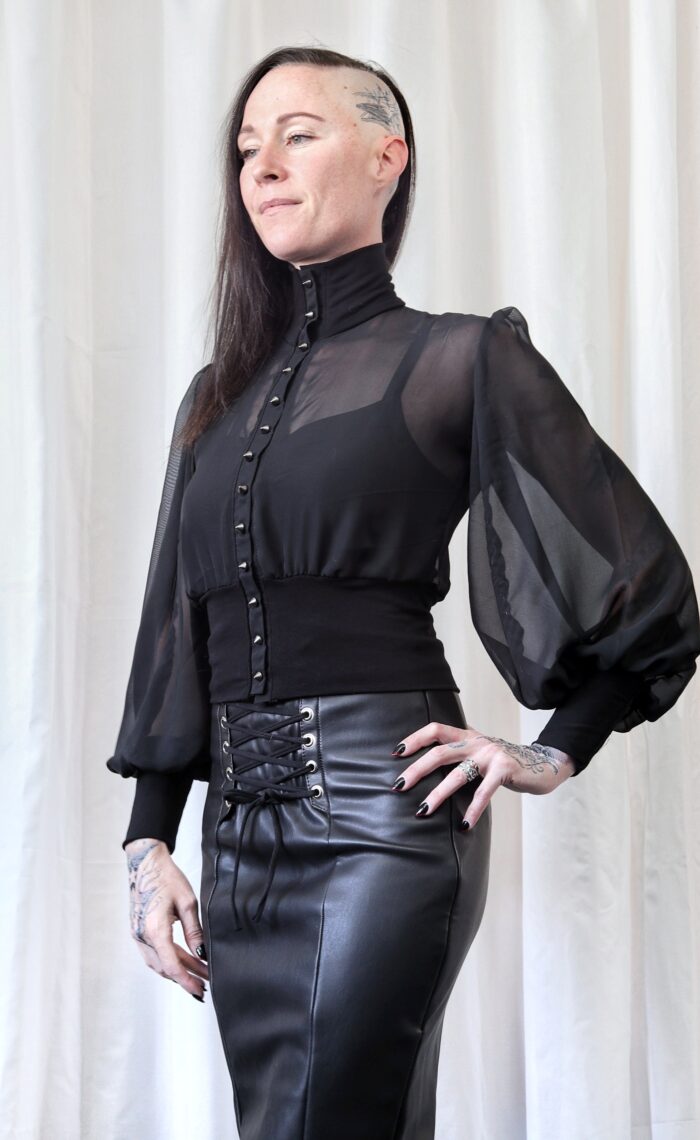 Bishop Sleeve Blouse //Morgana - Sewing Pattern Printable PDF - Image 8